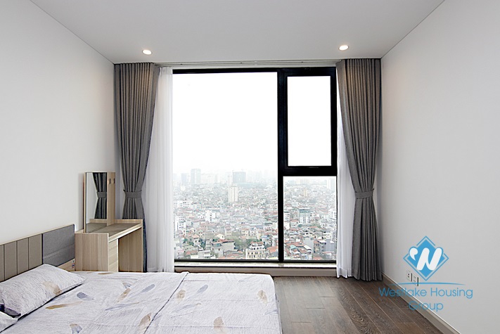 Three bedrooms apartment for rent in Sun Grand tower, Thuy Khue, Ba Dinh.